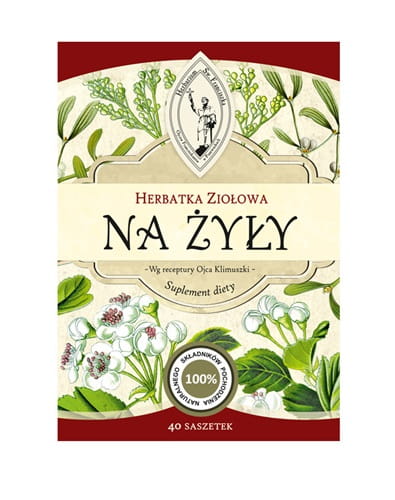 Herbarium Św. Franciszka Herbatka Na żyły 40 saszetek